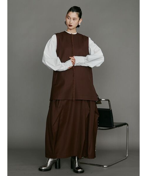 AP STUDIO Loose VEST ルーズベスト　ロングベスト　最終値下げ AP STUDIO Loose VEST ルーズベスト ロングベスト 最終値下げ