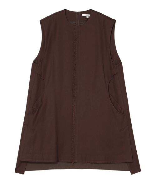 UN3D. ベスト ジレ FRINGE POINT LONG VEST / フリンジポイント