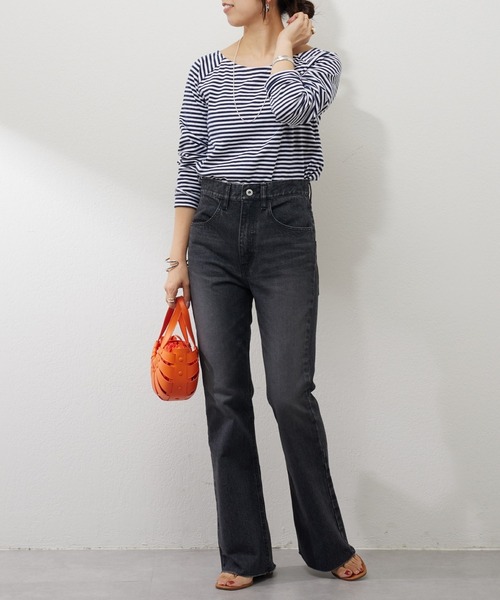 SHENERY」 加工デニムパンツ 38 ブラック レディース : 84125085  