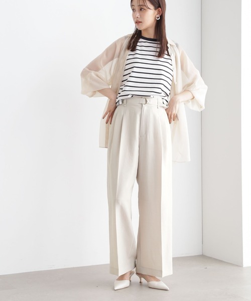 ベルト付きワイドジーンズ ベルト付きデニムワイドパンツ｜INGNI(イング) 公式通販｜INGNI