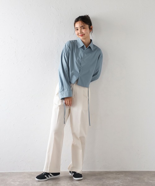 bonjour 12Yブラウス BONJOUR SAGAN enfant ブラウス シャツ 「3-10才対応」袖フリル