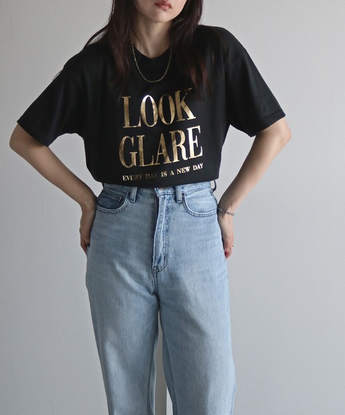 tシャツ UVカット箔プリントロゴTee レディース fifth 箔プリントロゴTシャツ | 人気レディースファッション通販