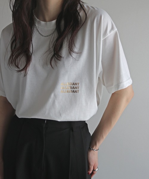 A17342 美品 kolor フリンジ箔プリントロゴカットソー ホワイト 2 tシャツ 箔ロゴプリントTシャツ レディース : ZOZOTOWN Yahoo!店