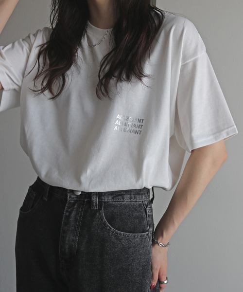tシャツ UVカット箔プリントロゴTee レディース fifth 箔プリントロゴTシャツ | 人気レディースファッション通販