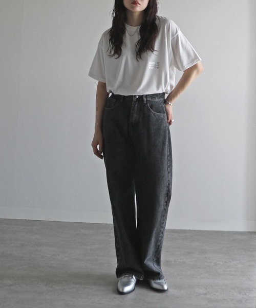 tシャツ FONTLAB FONTLAB箔ロゴプリント レディース tシャツ 箔ロゴプリントTシャツ レディース : ZOZOTOWN Yahoo!店
