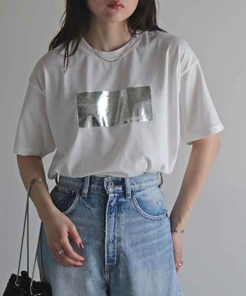ココディール　箔プリントロゴTシャツ 箔プリントロゴTシャツ｜PETAL ONLINE（ペタルオンライン）