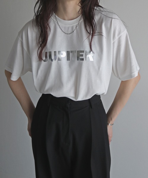 tシャツ 箔ロゴプリントTシャツ レディース : ZOZOTOWN Yahoo!店