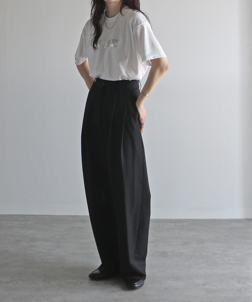 tシャツ 箔ロゴプリントTシャツ レディース : ZOZOTOWN Yahoo!店
