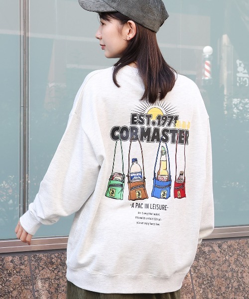 トレーナー スウェット COBMASTER クージー刺繍プルオーバー「ユニセックス」 レディース メンズ