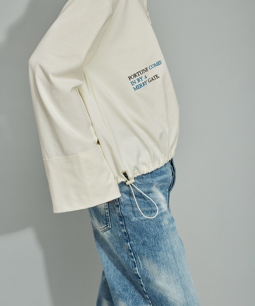 ADAM ET ROPE'（アダムエロペ） tシャツ 「WEB限定・洗える」ミックス