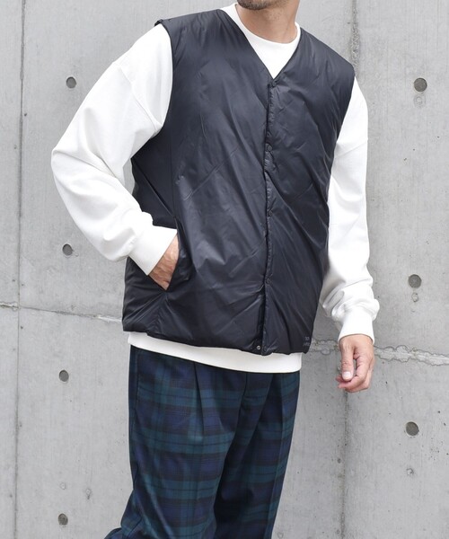 完売商品★美品 TAION ダウンベストSHIPS別注ダウンベスト TAION ダウンベスト ベスト TAION/タイオン MILITARY W-ZIP V