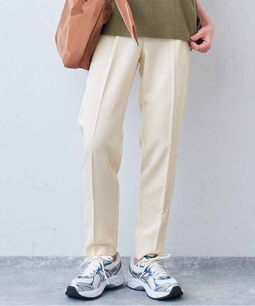 【関税込み】LVIR ベージュ タックパンツ シップス SHIPS 〈手洗い可能〉ストレッチ チノ タック パンツ