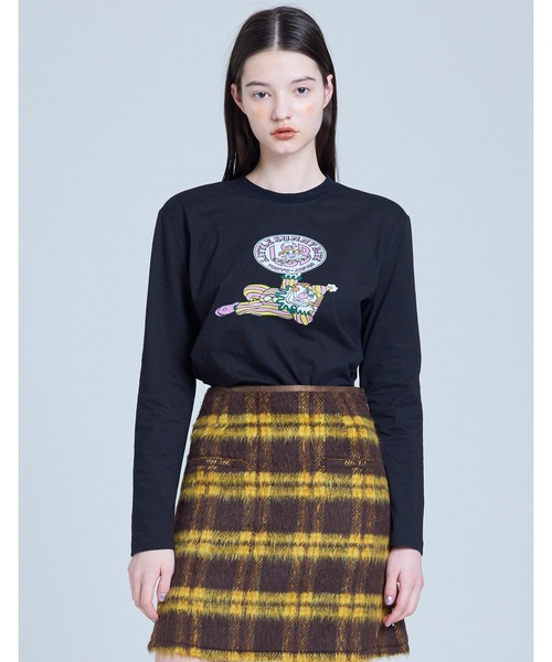 tシャツ Pierrot mini long tee レディース メンズ