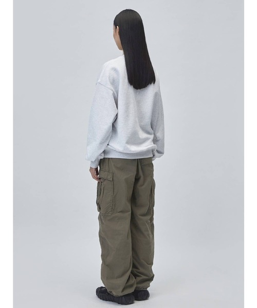 トレーナー スウェット 「UNISEX」ISTKUNST／TAGロゴプルオーバー（ウラケ） レディース メンズ GUESS トレーナー スウェット Originals Logo Crewneck Sweat