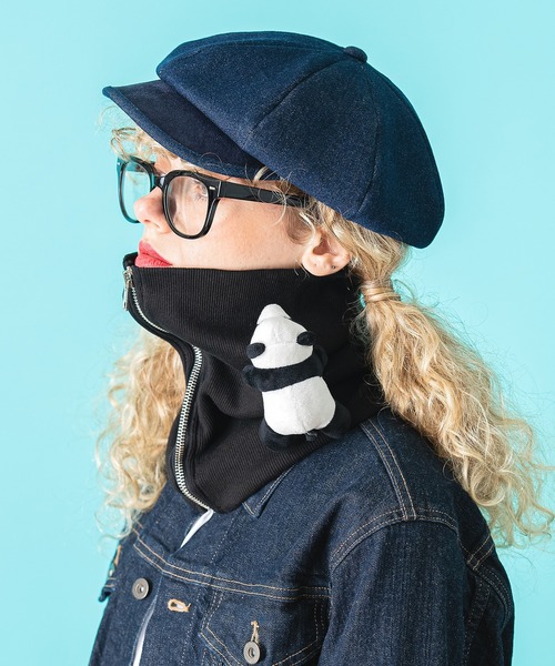 ankoROCK ネックウォーマー スヌード TEDDY ankoROCK リブボリューム