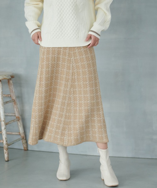 Arnold Palmer（アーノルドパーマー） スカート ツイード ニット