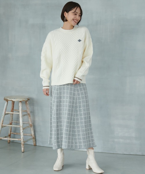 Arnold Palmer（アーノルドパーマー） スカート ツイード ニット