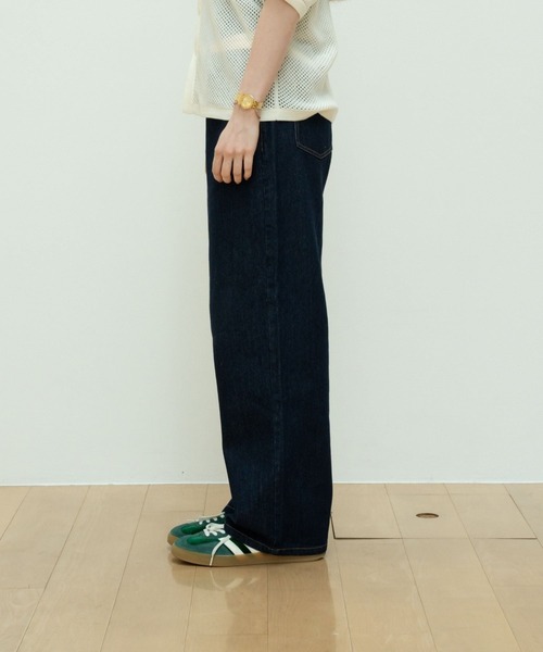 【U LAN】Sio Daily Straight Denim Pants CIOTA” New Straight 5 Pocket denim Pants Medium Gray