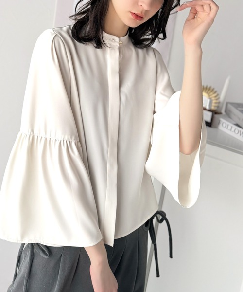 ブラウス AZUL BY MOUSSY | ビスチェセットシャツ (シャツ・ブラウス ) |SHEL