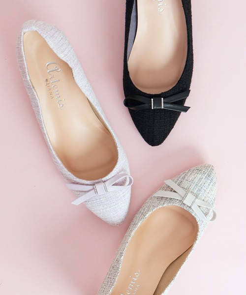 artemis by DIANA（アルテミス by ダイアナ） パンプス リボンモチーフ