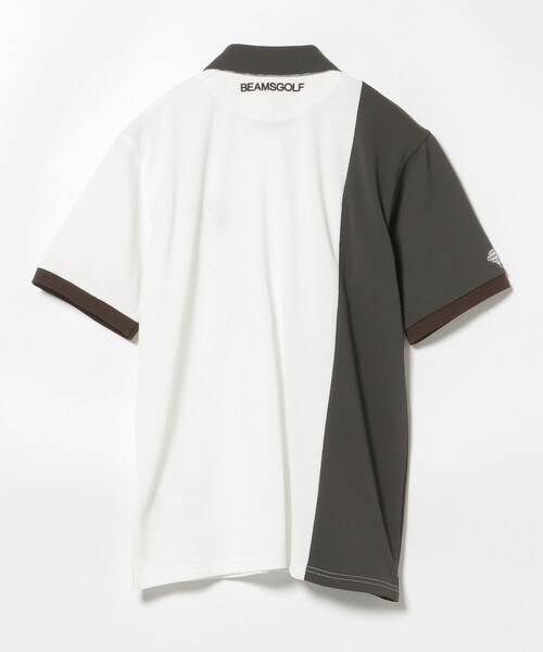 BEAMS GOLF ポロシャツ 「吸水速乾/UVカット/伸縮性」ORANGE