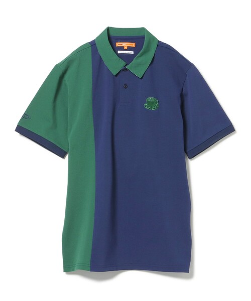BEAMS GOLF ポロシャツ 「吸水速乾/UVカット/伸縮性」ORANGE