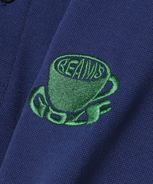 BEAMS GOLF ポロシャツ 「吸水速乾/UVカット/伸縮性」ORANGE