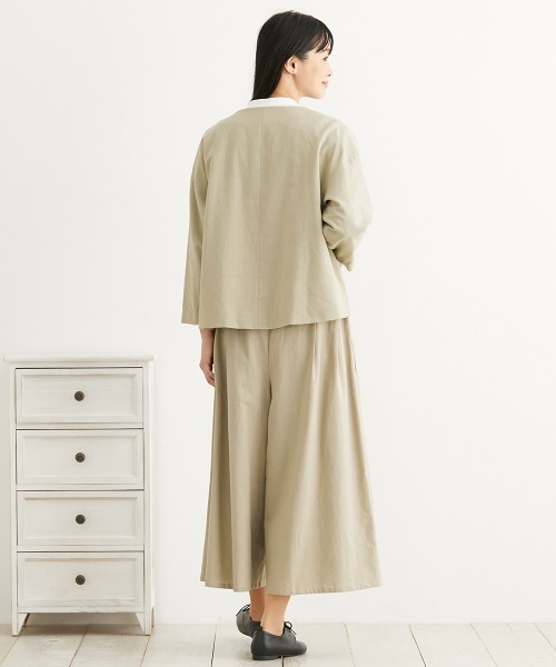 ぬさま専用　お洋服set Neina セットアップ 「フォーマル」リネンライクパンツスーツ3点セット