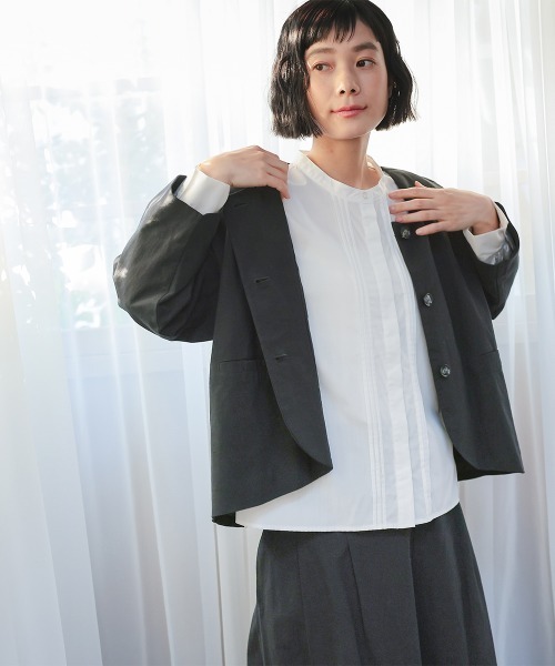 Neina セットアップ 「フォーマル」リネンライクパンツスーツ3点セット