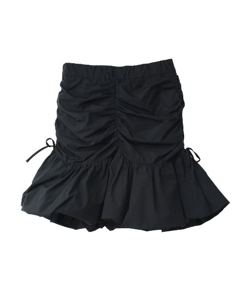 COEL（コエル） スカート シャーリングバルーンミニスカート