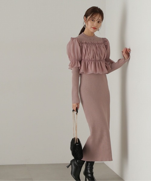 PROPORTION BODY DRESSING ワンピース PROPORTION BODY DRESSING 「PROPORTION DRESSING」 ニット