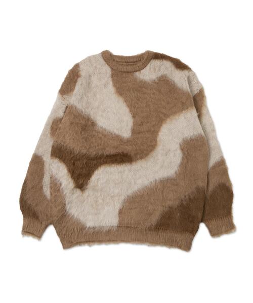 「WEGO」 長袖ニット FREE カーキ レディース_画像5