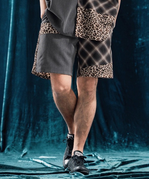 ANGENEHM（アンゲネーム） パンツ mp13334-Switching design shorts