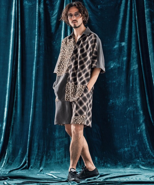 ANGENEHM（アンゲネーム） パンツ mp13334-Switching design shorts