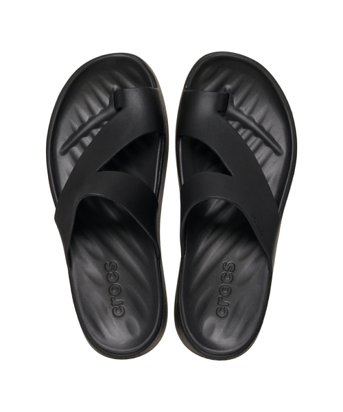 【関税込み】Crocs フラットサンダル crocs クロックス サンダル レディース 厚底 トングサンダル
