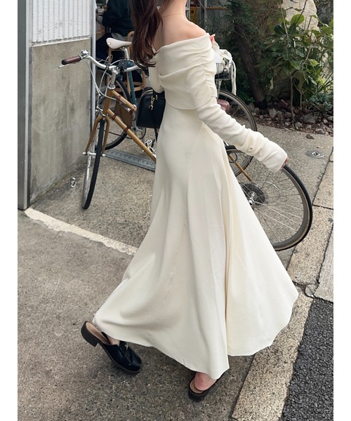 Ogue. ワンピース 「 」 one shoulder dcollet knit op （ワン