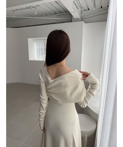 Ogue. ワンピース 「 」 one shoulder dcollet knit op （ワン