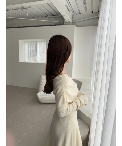 Ogue. ワンピース 「 」 one shoulder dcollet knit op （ワン