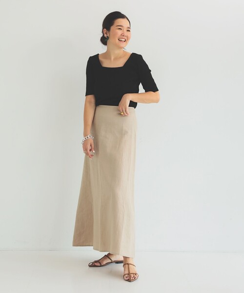 SLOANE tシャツ 「別注」スタイリスト佐藤佳菜子 × / スクエア