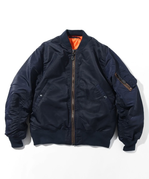 HOUSTON（ヒューストン） ブルゾン M ネイビー メンズ : ZOZOTOWN