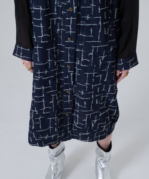 ONE PIECE ワンピース 詰め合わせ THEODORIC.dy ワンピース シアー切替デニムワンピース / Sheer
