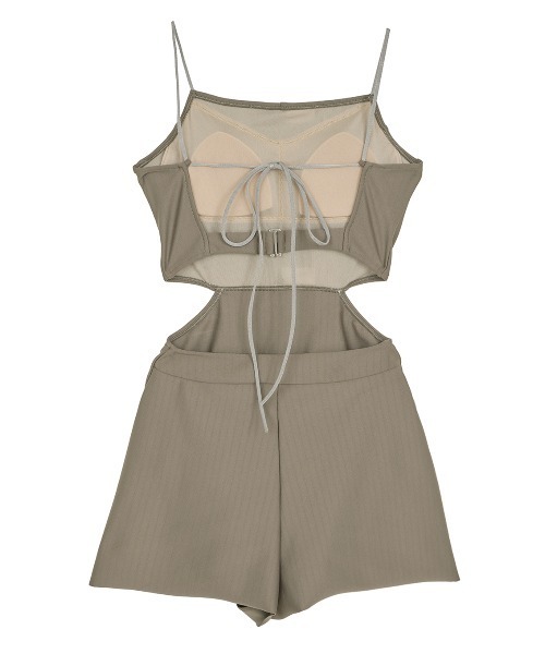 Ameri（アメリ） uvカット 水着 SHORT ROMPERS SWIMWEAR レディース