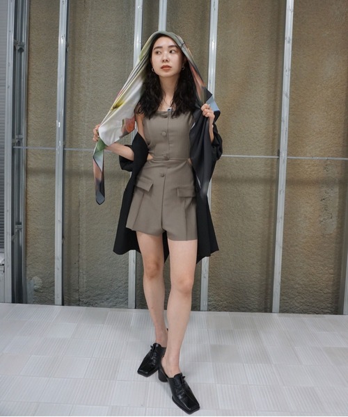 Ameri（アメリ） uvカット 水着 SHORT ROMPERS SWIMWEAR レディース