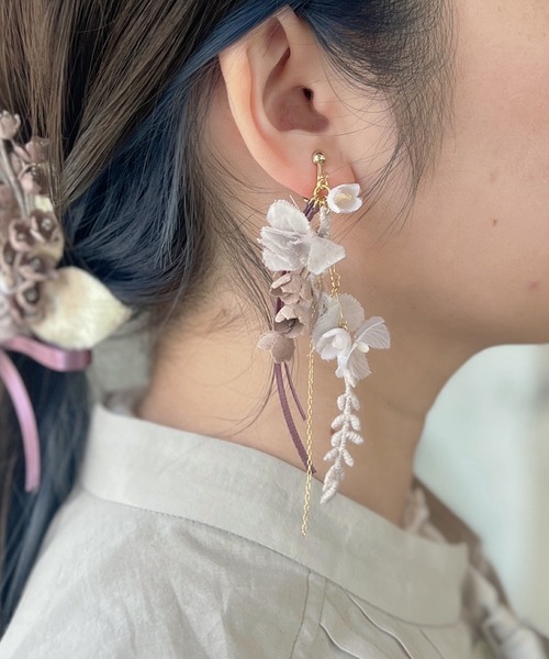 m.soeur（エムスール） ピアス スズランの花束ピアス レディース