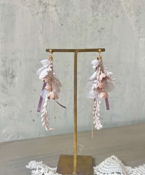 m.soeur（エムスール） ピアス スズランの花束ピアス レディース