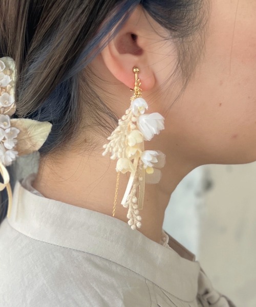 m.soeur（エムスール） ピアス スズランの花束ピアス レディース