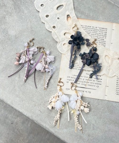 m.soeur（エムスール） ピアス スズランの花束ピアス レディース