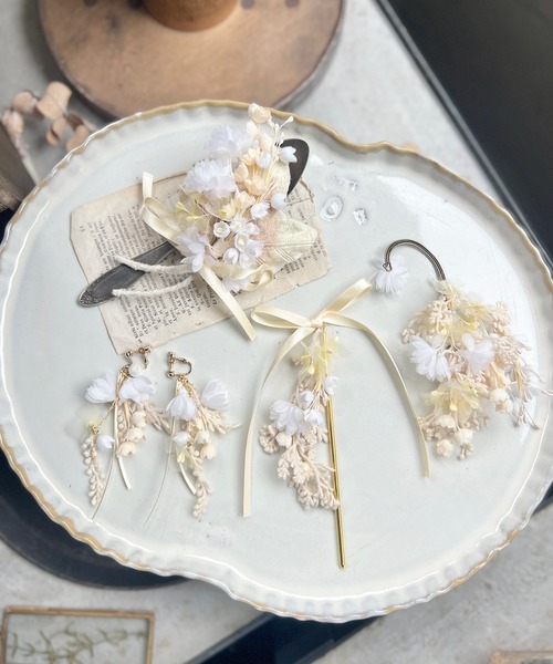 m.soeur（エムスール） ピアス スズランの花束ピアス レディース