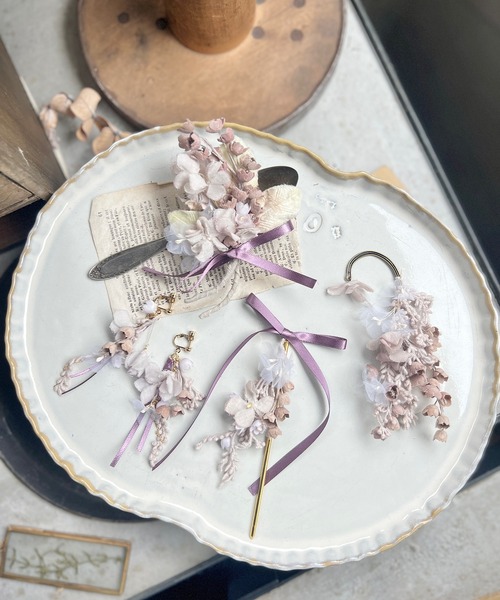 m.soeur（エムスール） ピアス スズランの花束ピアス レディース