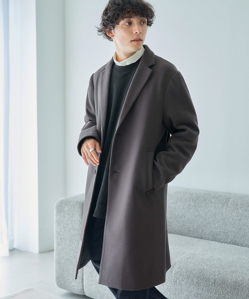 「RAGEBLUE」 チェスターコート SMALL グレー メンズ_画像7